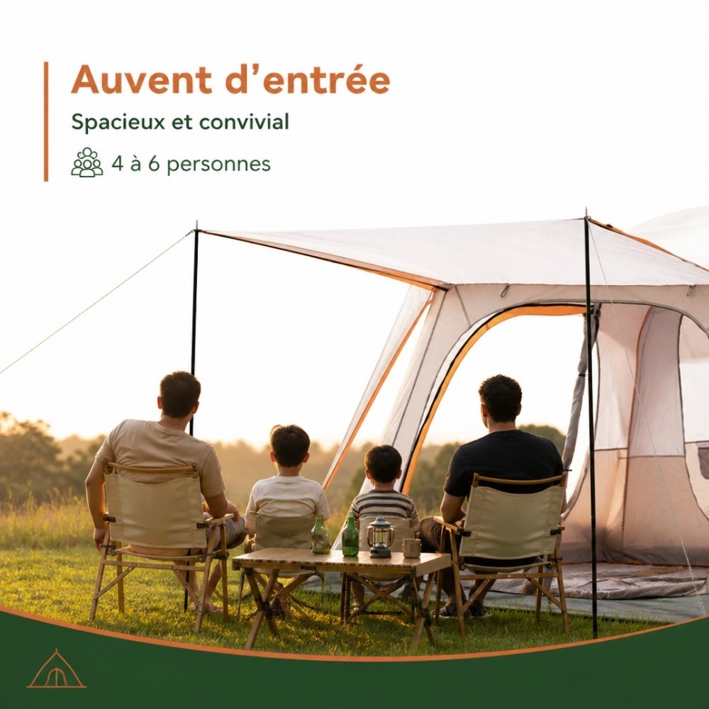 Tente camping familiale | "La Villa Nomade"