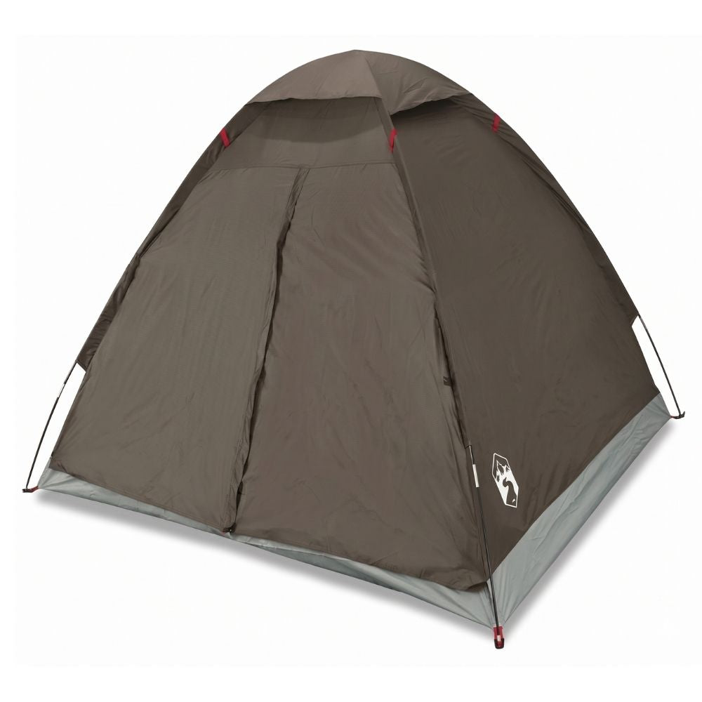 Tente camping familiale 3-4 places | Le dôme marron