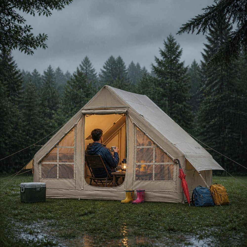 Tente camping familiale gonflable | L'Air Lodge