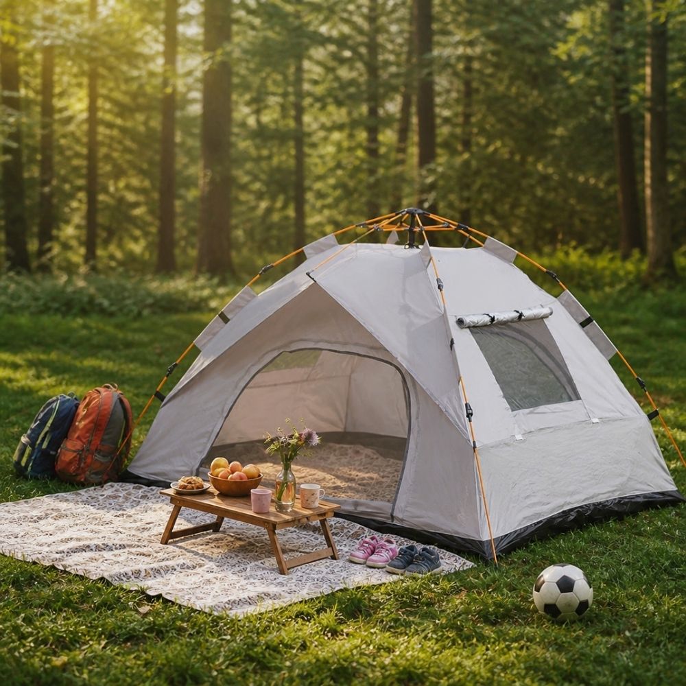 Tente de camping automatique 4 places | Montage en quelques secondes
