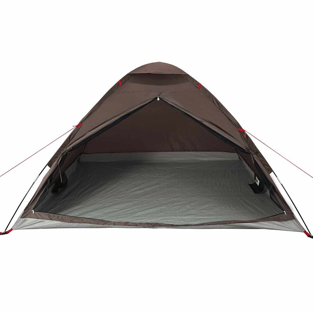 Tente camping familiale 3-4 places | Le dôme marron