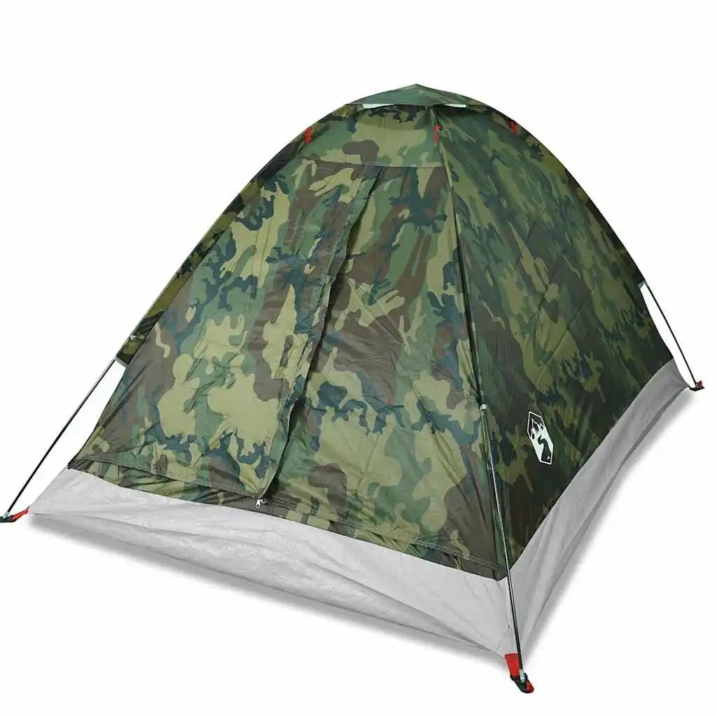 Tente de camping dôme 3 places camouflage