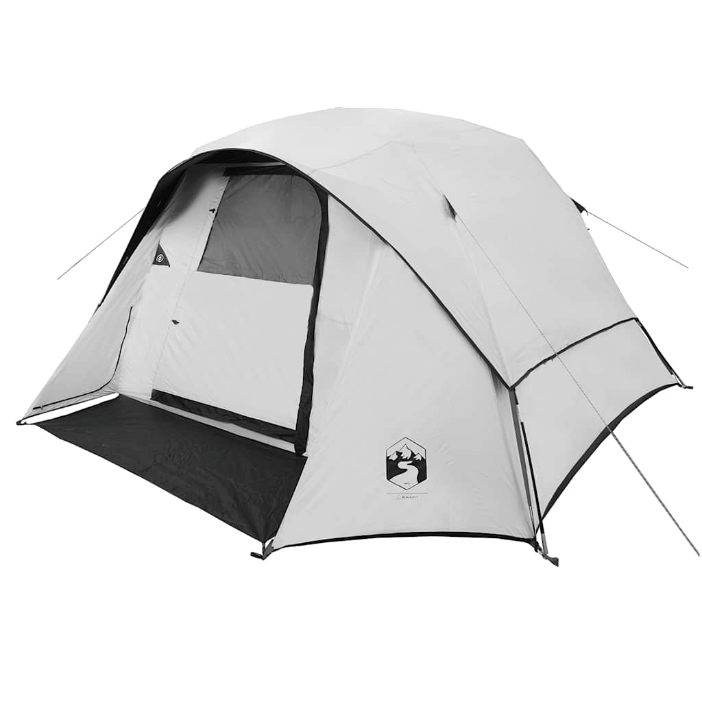 Tente de camping 4 places blanche | Technologie Blackout